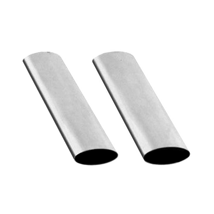 Q235 25*10*1mm Welded Flat Oval Steel Tubing Furniture Iron Tubes Galvanized Oval Tube Oval Shaped Carbon Steel Pipe