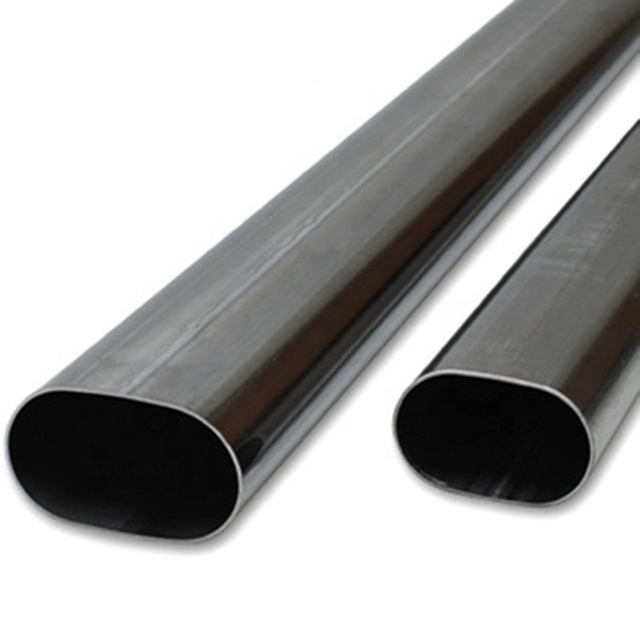 Q235 25*10*1mm Welded Flat Oval Steel Tubing Furniture Iron Tubes Galvanized Oval Tube Oval Shaped Carbon Steel Pipe