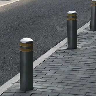 Odm Oem Parking Lot Barrier Stainless Steel Bollard Traffic Safety Barriers Pillar Removable Bollard Road Security Bollard