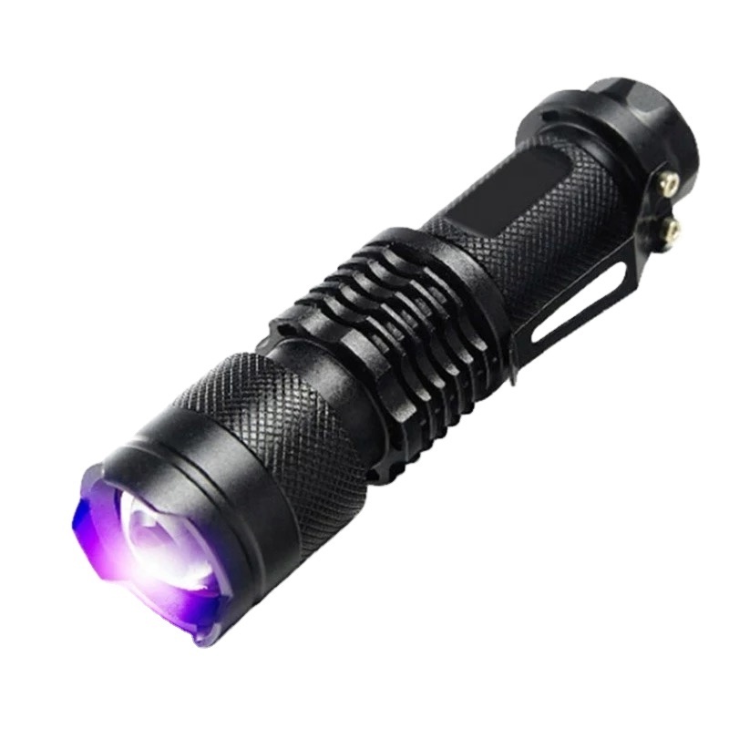 Free Logo Led Torch Light 395nm 365nm Black Light Pet Money Scorpion Detectors Inspection UV Flashlight