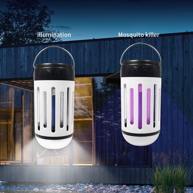 Uv Lights Rechargeable Electric Fly Trap Anti Mosquito Usb Portable Camping Solar Mosquito Killer Lamp