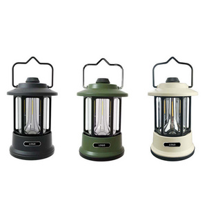 Retro LED Camping Lantern Super Bright Portable Home Use Outages Emergency Lights also for Garden Decor