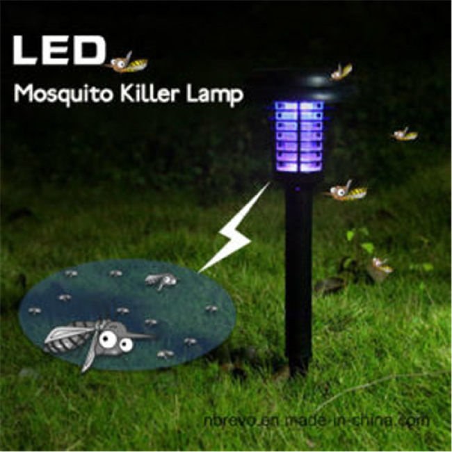 Outdoor Solar Powered Mosquito Killer Portable Mosquito And Insect Bug Zapper For Garden Courtyard