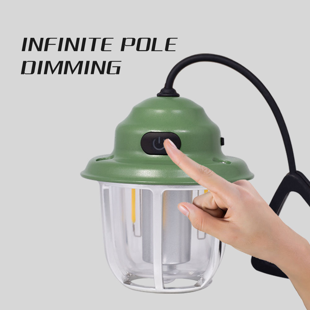 Hot Sale Rechargeable Small Tent Light Outdoor Hanging Retro Lantern Waterproof Led Camping Lanterns