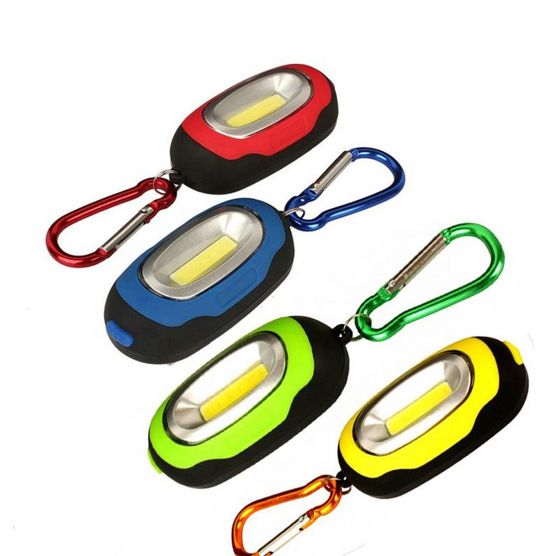 Keychain Flashlight Best Promotion Gift Mini Torch Light Backpack Carabiner Led Pocket Lamp