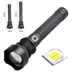 P70 Led Zoomable Flashlight 3 Mode Usb Charging Waterproof Outdoor Portable Camping Flashlight Torch