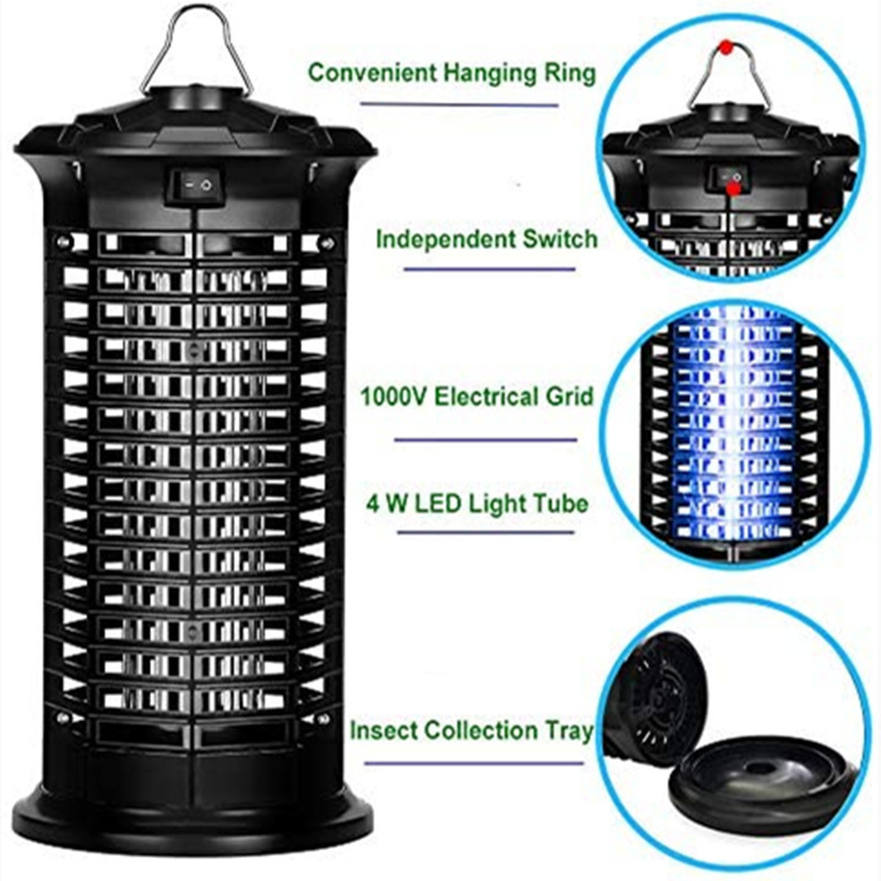 Factory New Product Led Anti Mosquito Lamp Rechargeable UV Mosquito Killer Lamp