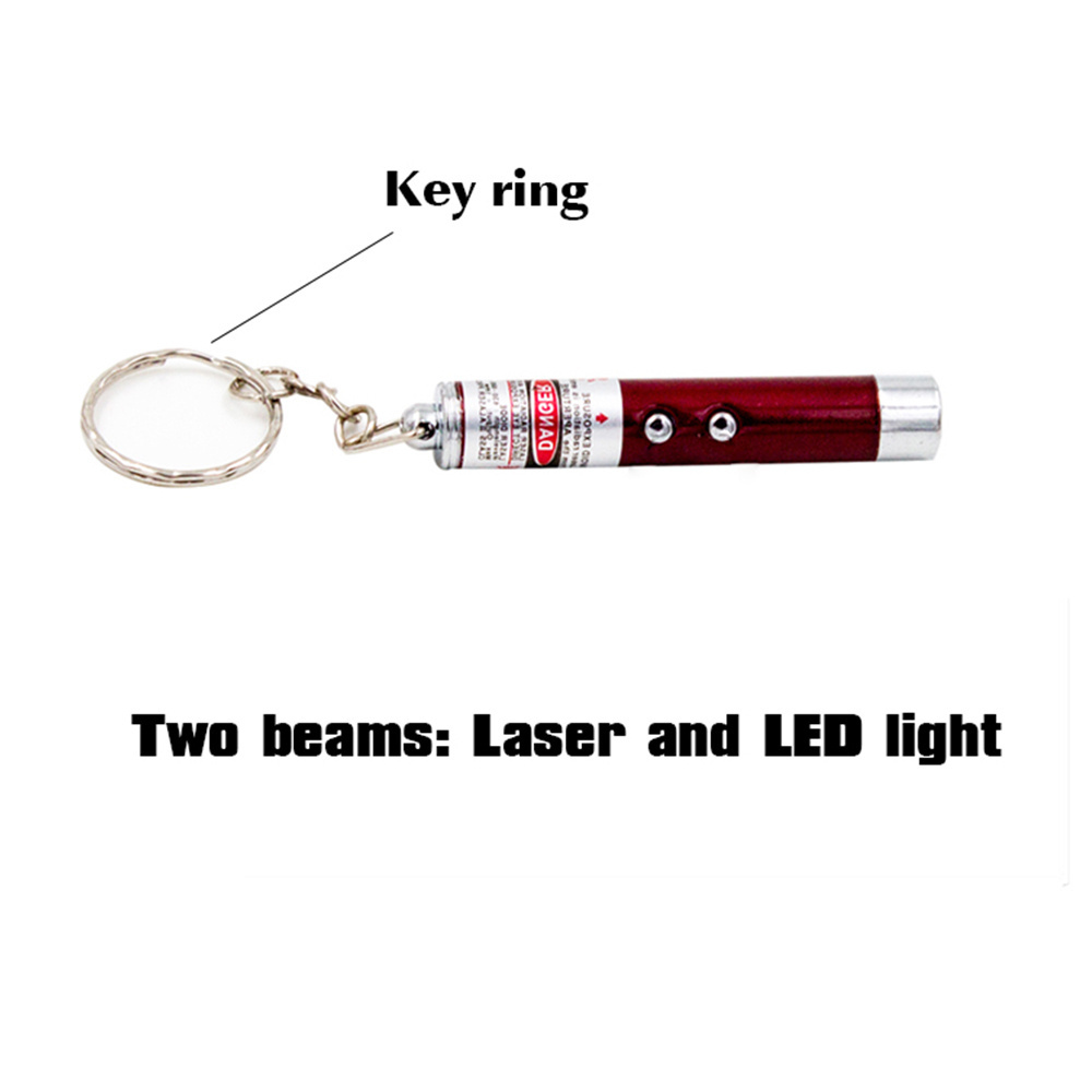 Cheap Price 2 in 1 Pocket Laser Pointer Pen Light Cat Toys Pet Training Tool Led Laser Pen Light