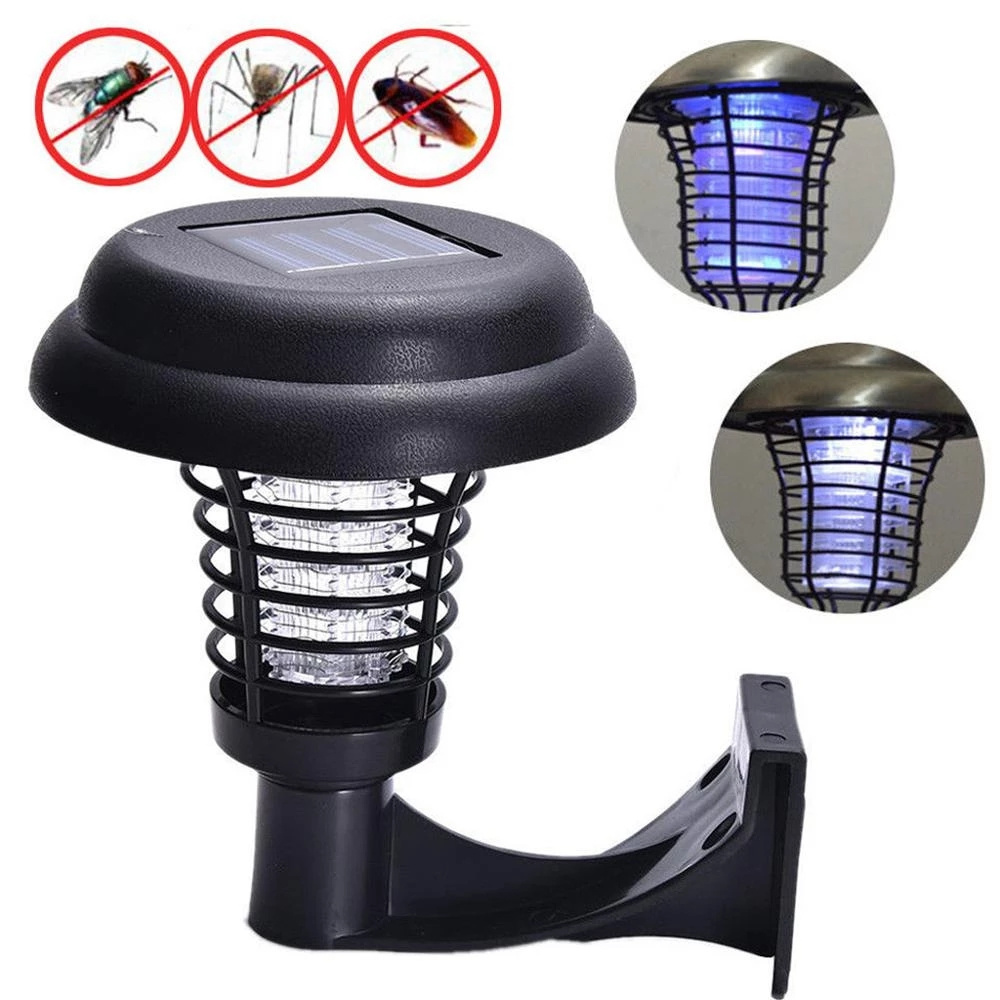 Outdoor Solar Powered Mosquito Killer Portable Mosquito And Insect Bug Zapper For Garden Courtyard