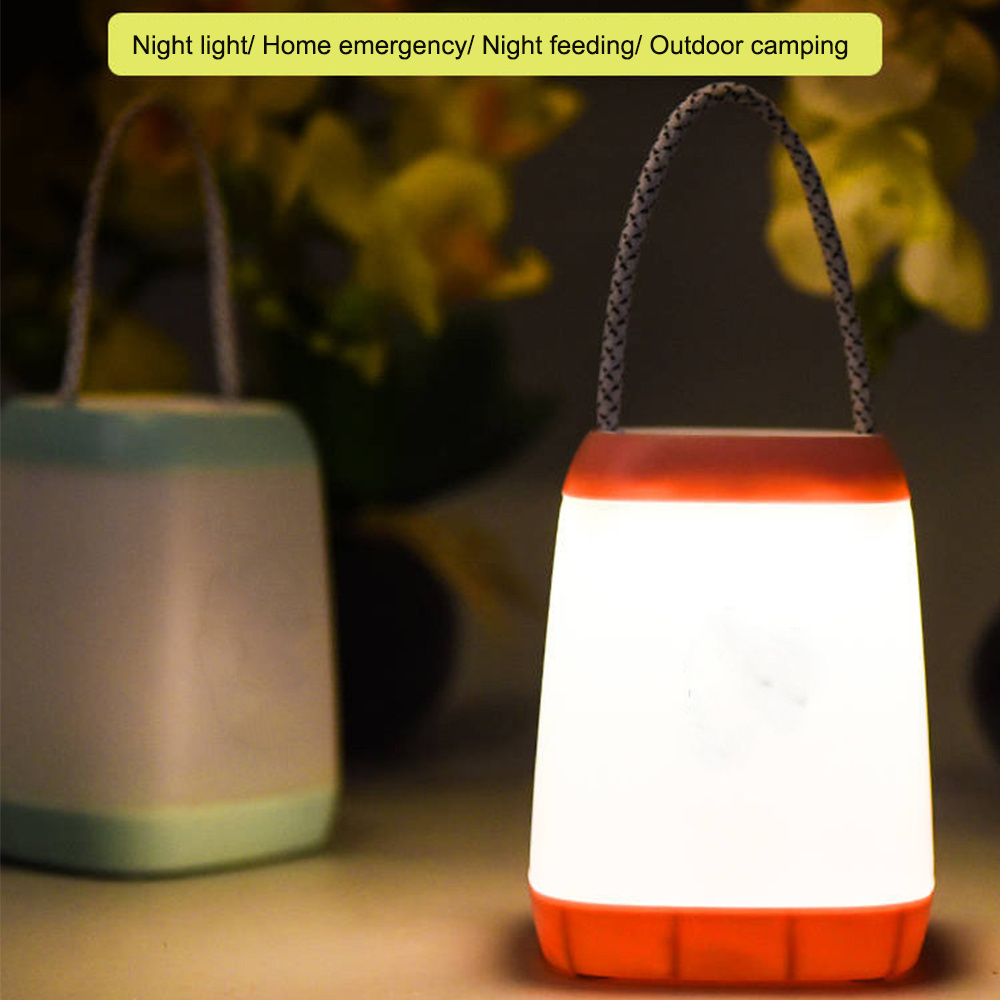 Bedside Lamp LED Night Light Portable Moving Lamp Battery Powered Small Table Lamp for Camping Kids Room Bedroom