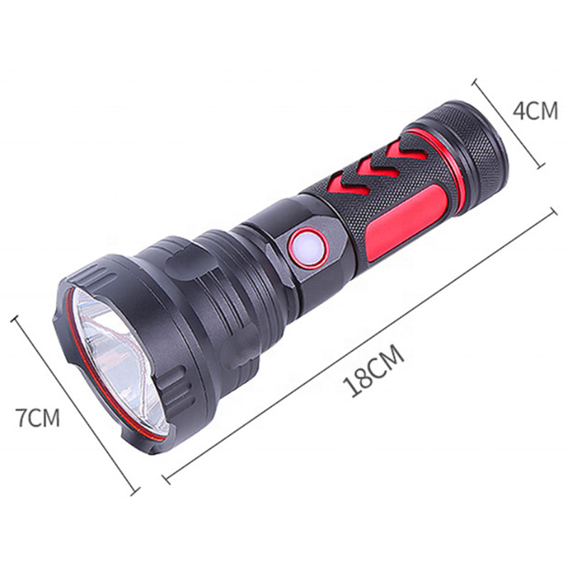 Super Bright Long Beam Spotlight Powerful Flashlight Outdoor Hunting High Power Rechargeable Led Flashlight