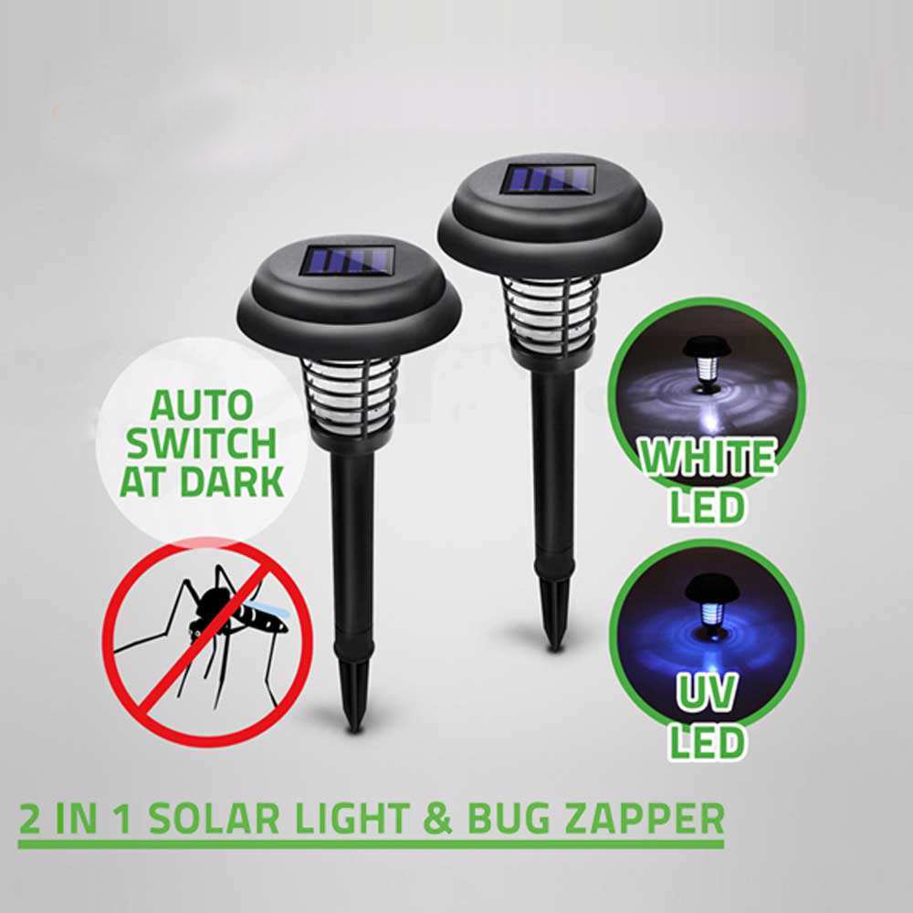 Outdoor Solar Powered Mosquito Killer Portable Mosquito And Insect Bug Zapper For Garden Courtyard