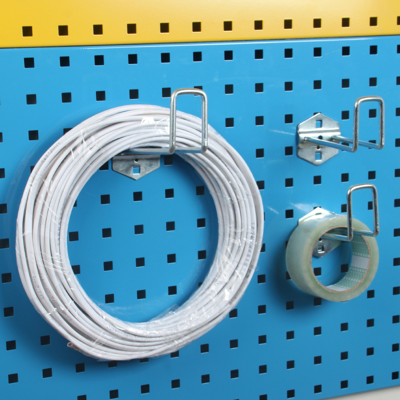 Tool hook wire hook wall hanging plate shelf  hardware tool rack square hole pegboard pegs