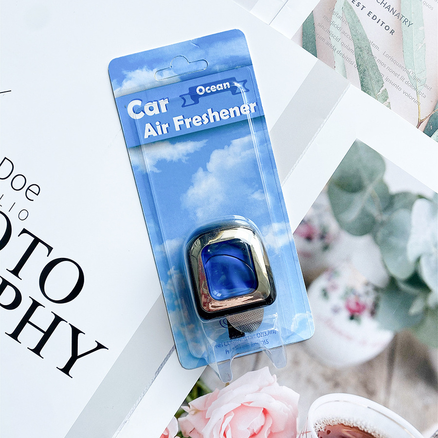 Hot Selling Custom Car Decoration Fragrance Mini Glass Packaging Perfume Diffuser Stand Air Freshener