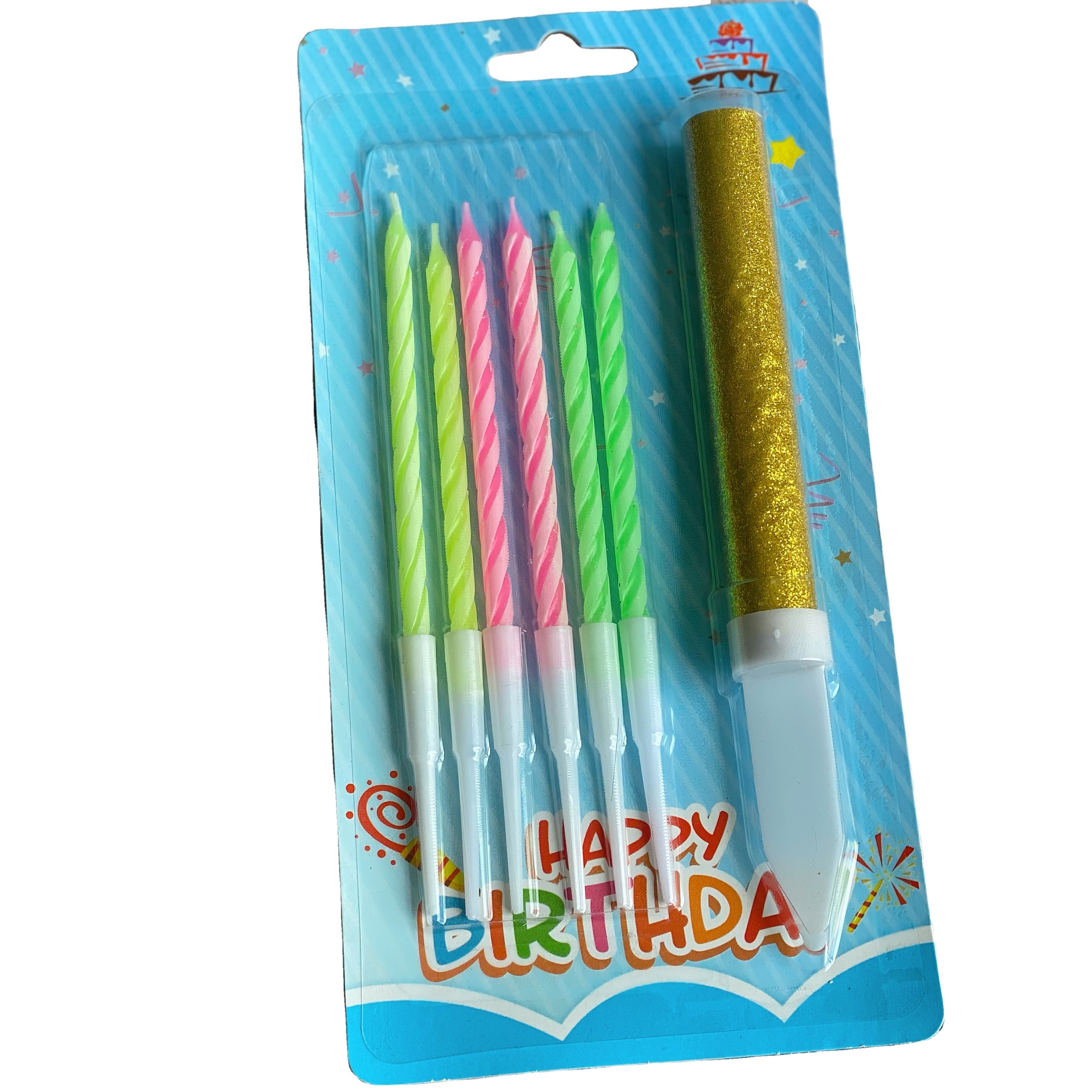 Cheap Price Multi-colors 2022 Wholesale Party Happy Candles Happy Birthday Fireworks