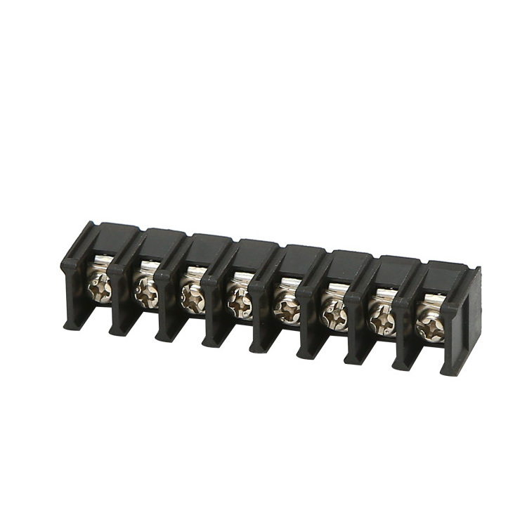 ZB208C pitch 7.62mm quick connect copper test bus-bar pcb barrier screw terminal blocks connectors