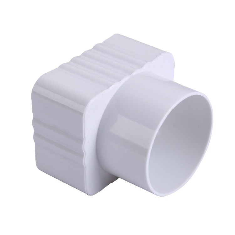 BS EN607/EN12200/EN1462 PVC Square Rain Gutter Fitting 7 inch Conversion Joint