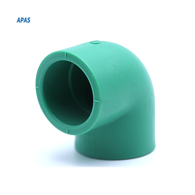 APAS FACTORY DIRECT DIN8077/8078 ALL Types Plastic PPR Pipe 90 degree elbow ppr pipe fitting for Home Plumbing water supply