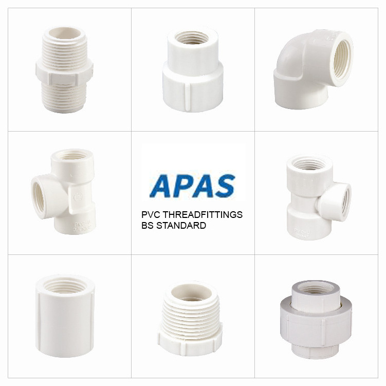 PVC Pressure pipe and fittings PN10 PVC UPVC THREAD PIPE FITTINGS FEMALE THREAD END CAP