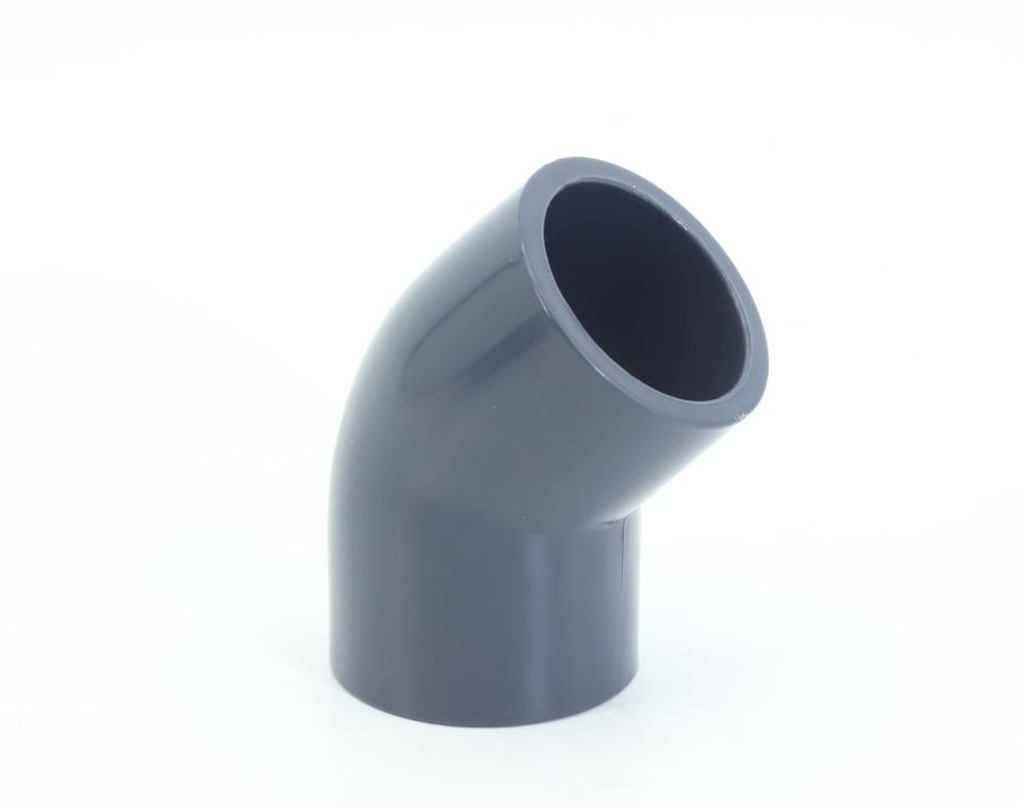 Pressure/Plastic/PVC fittings last price plastic pipe fittings customized SCH40 45 degree ELBOW