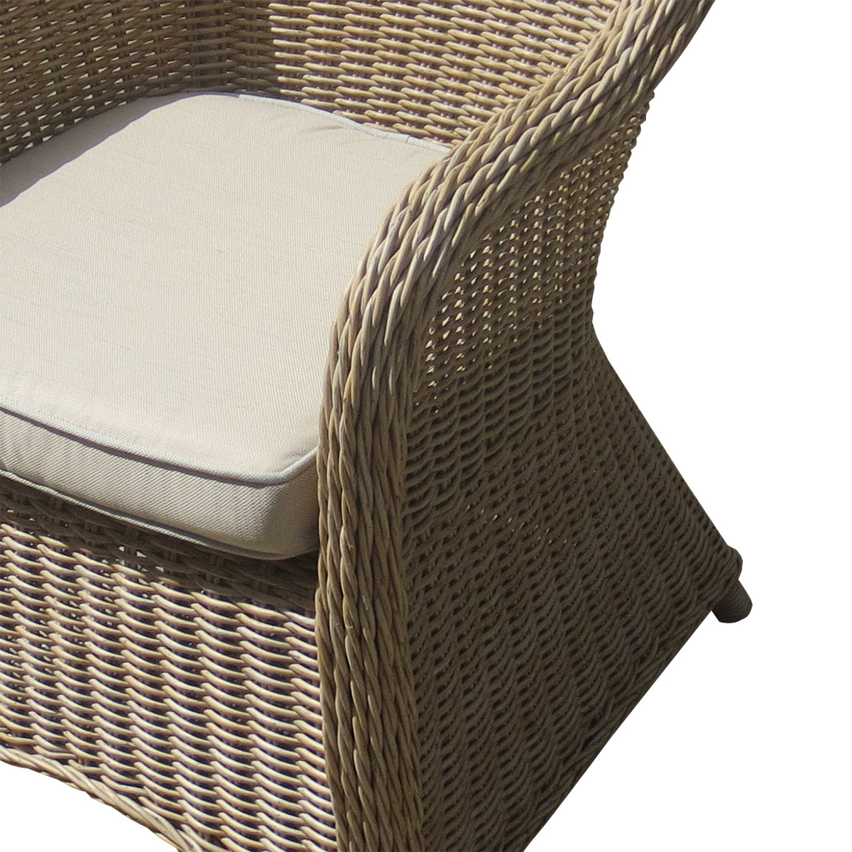 profession factory cheap outdoor furniture high back wicker patio outdoor rattan garden chair