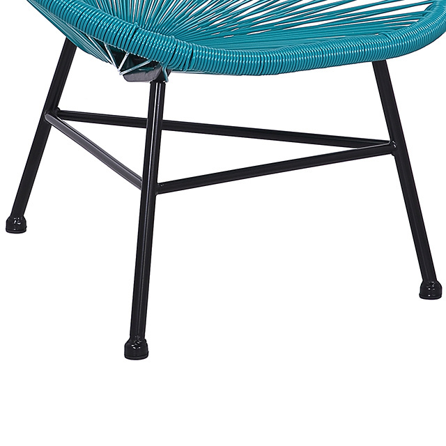 Garden chair Metal PE rattan chair with triangle legs Acapulco chair set