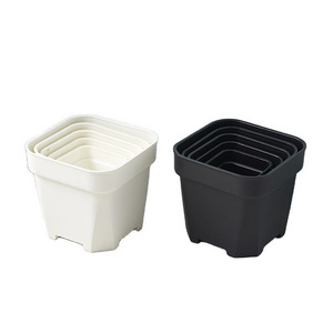 Wholesale cheap thickened plastic plant meat pots, bulk plastic flower pots