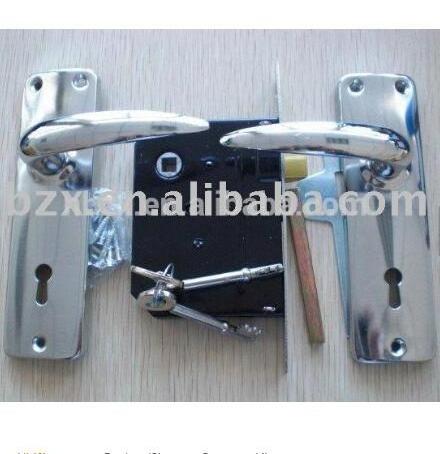 Chrome Plated 910 gate lock, Mortise Lever Lock