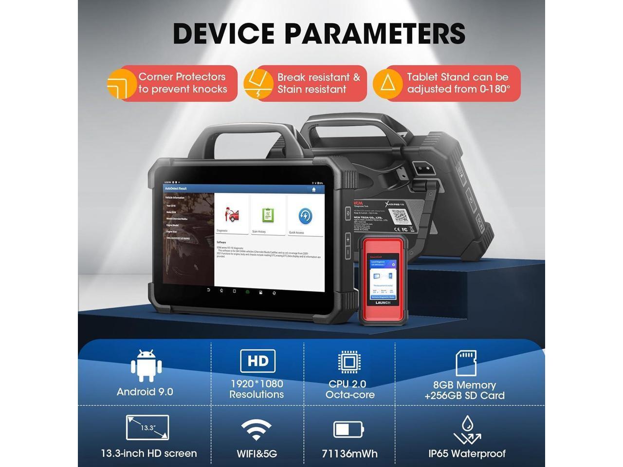 2024 X431 PAD VII Ecu Reprogramming Tool 2 Years Free Update Launch Smart Network Mapping Diagnostic Scanner With Smart link