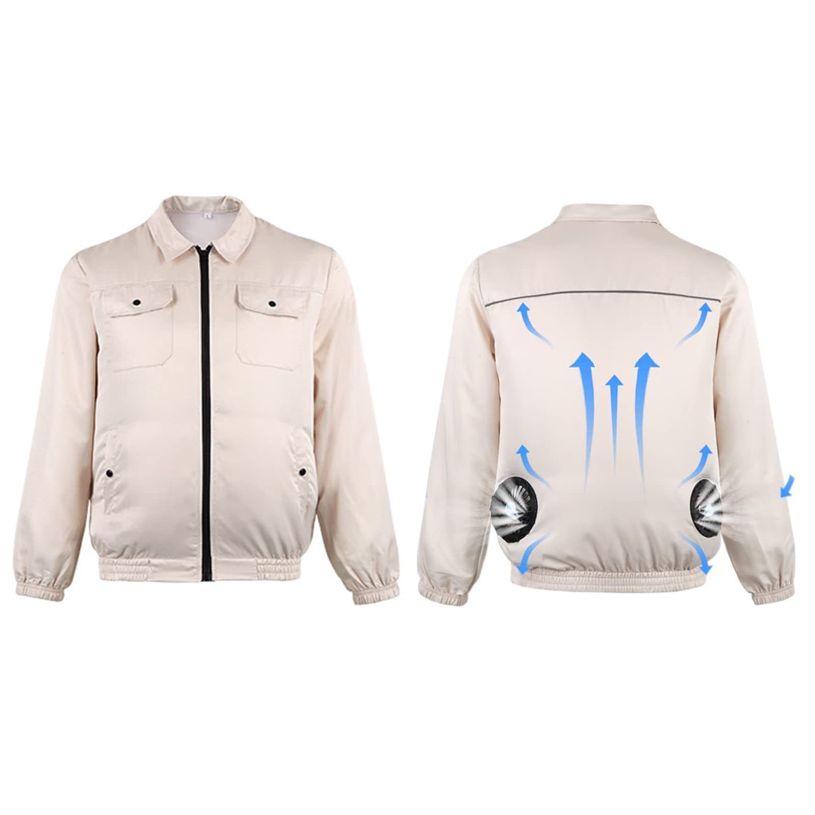 Air Conditioned Cooling Fan Vest Summer Smart Cool Fishing Suit Breathable Sun Protection Jacket Shirt