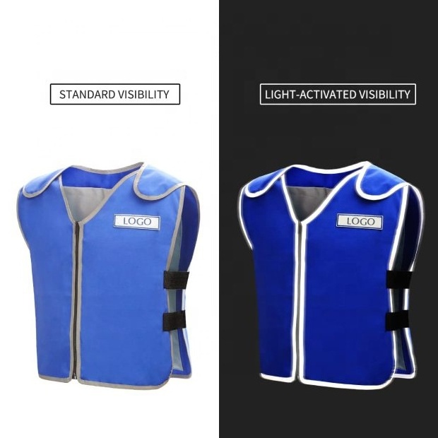 Hot Weather Ice Reflective Cooling Vest Working in the Heat Men Women Cool Jacket with Self Filling Ice Packs