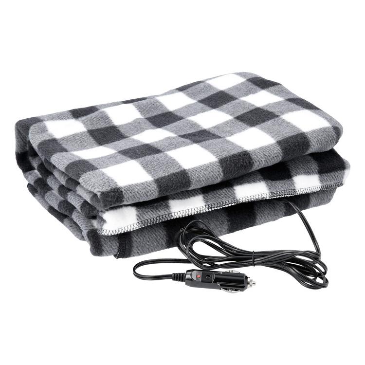 Warm Heated Fleece Travel Heating electric heated blankets Throw Blanket Electric Car Blanket  For Car and RV Cold Weather