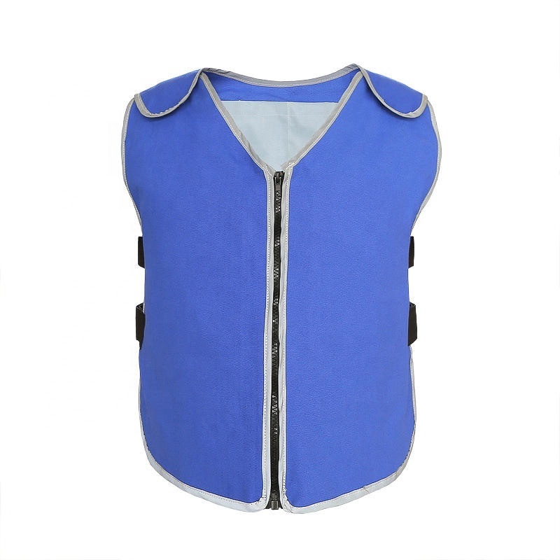 Hot Weather Ice Reflective Cooling Vest Working in the Heat Men Women Cool Jacket with Self Filling Ice Packs