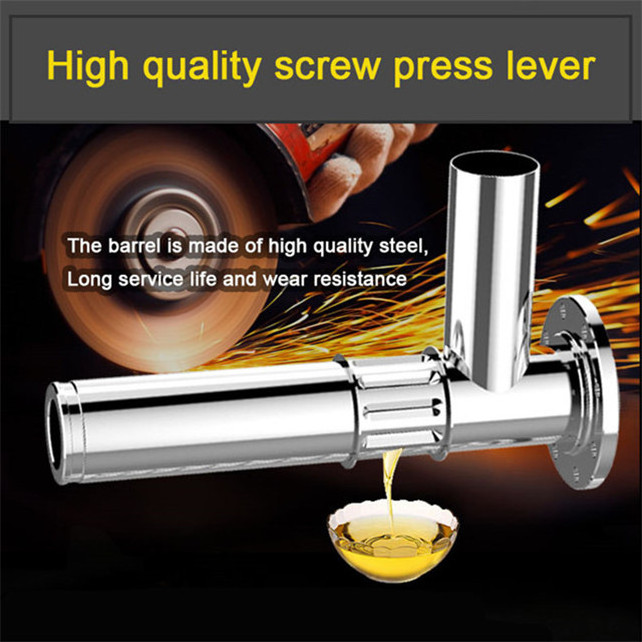 Hot selling commercial small cold pressed virgin coconut oil machine/oil press with oil filter