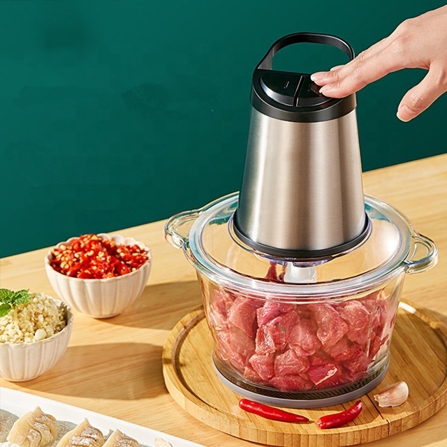 Manufactory Direct Food Processor With Grinder Stainless Steel Meat Grinders For Sale Vegetable Mincer