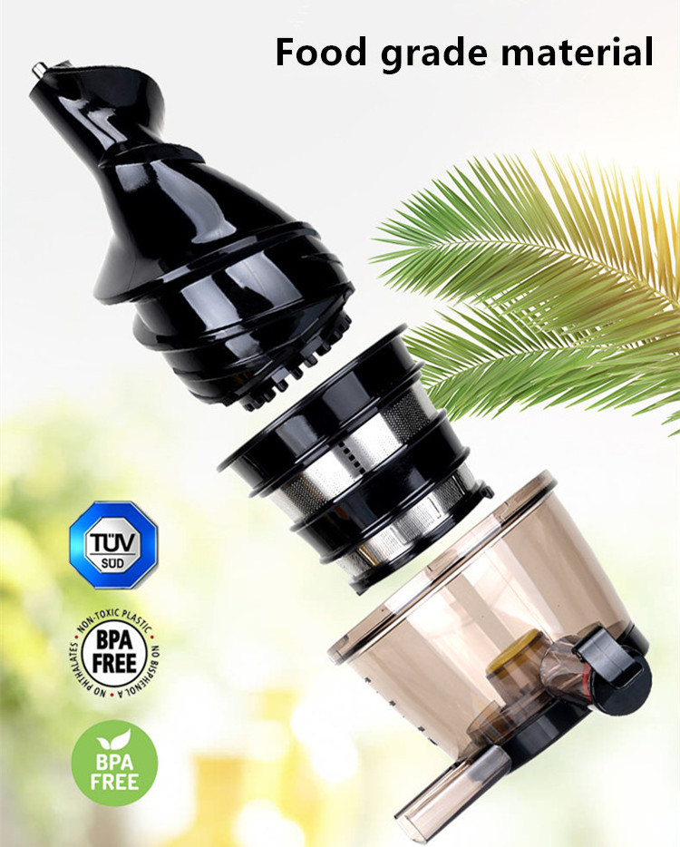 The third generation upgrade 80 rpm slow juicer stainless steel 250w/2021 juicer slow