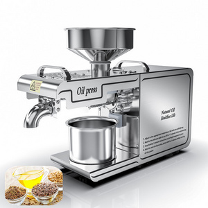 2024 Hot Sale Small Automatic Home Use Cold Press Oil Machine Peanut Soybean Olive Oil Press Machine