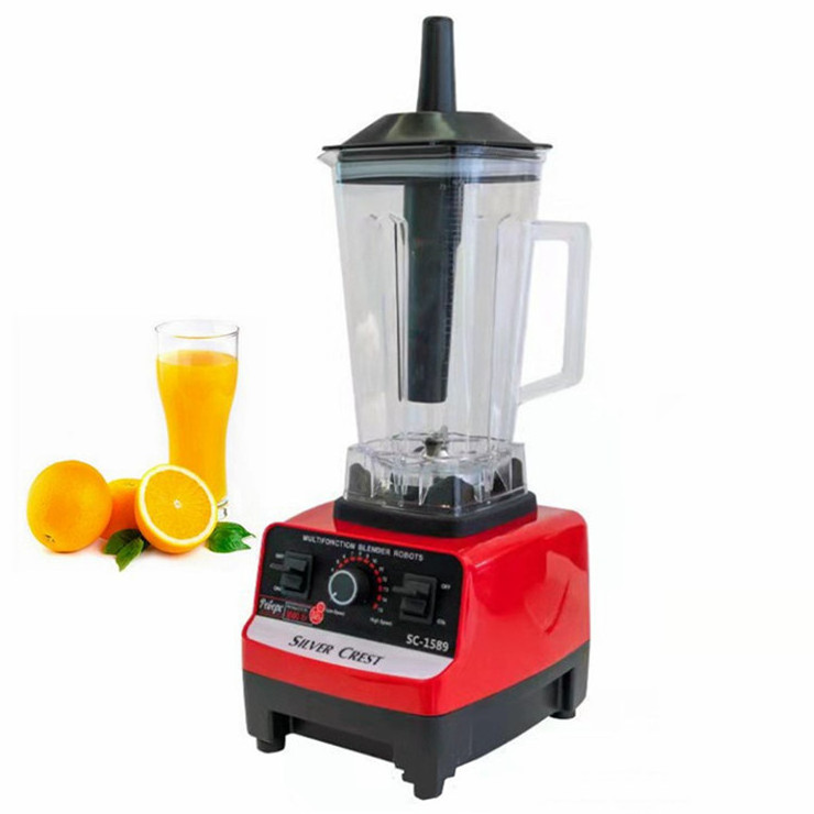 High speed red color silver crest industrial blender vegetable juice smoothie blender portable