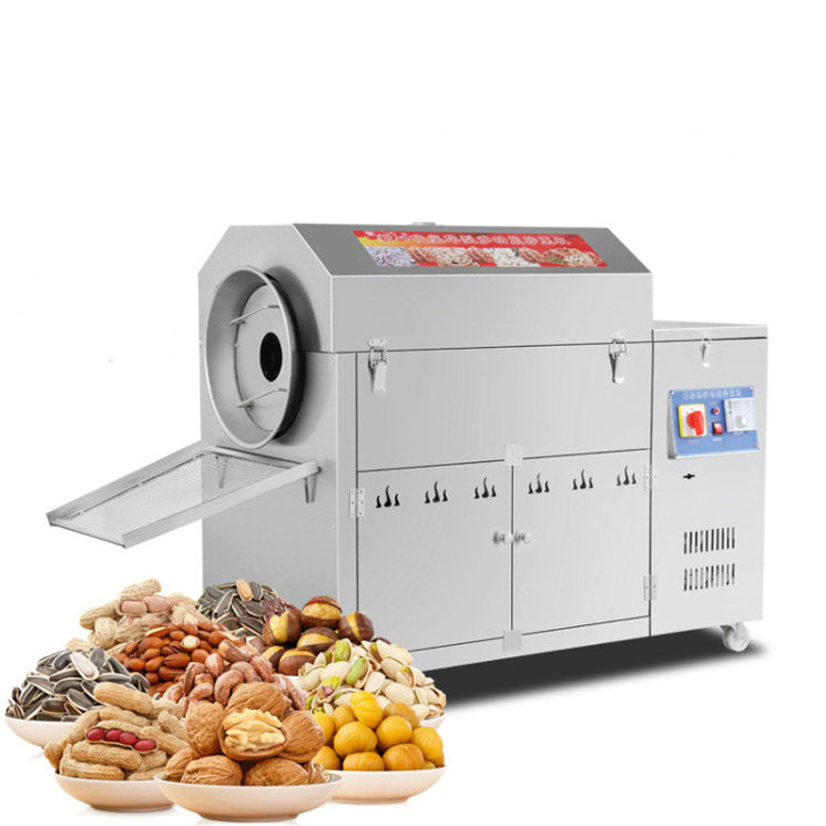 Electricity heating 0-300 degree cashew nut roasting machine commercial coffee roaster machine