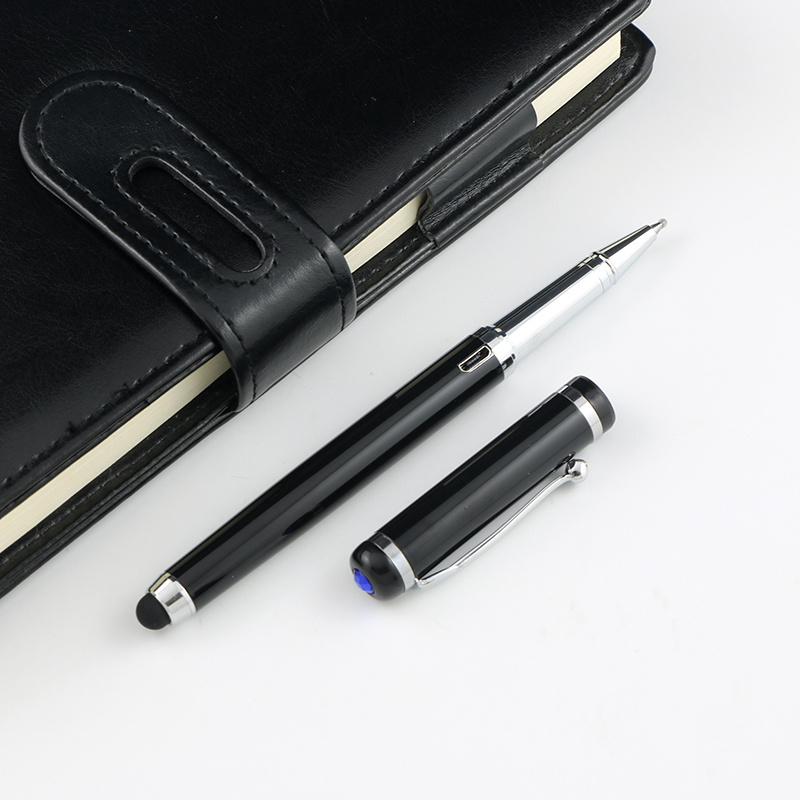 Multifunctional Touch Screen Stylus Pen Metal Ballpoint Pen With Cigar Lighter