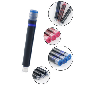 black blue red international standard size replacement fountain pen ink converter ink cartridges