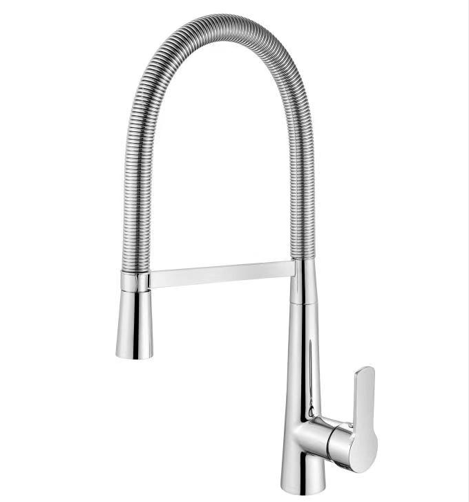 Flexible Hose For Kitchen Basin Mix Faucet Head With Sprayer Pull Out Kitchen Faucet