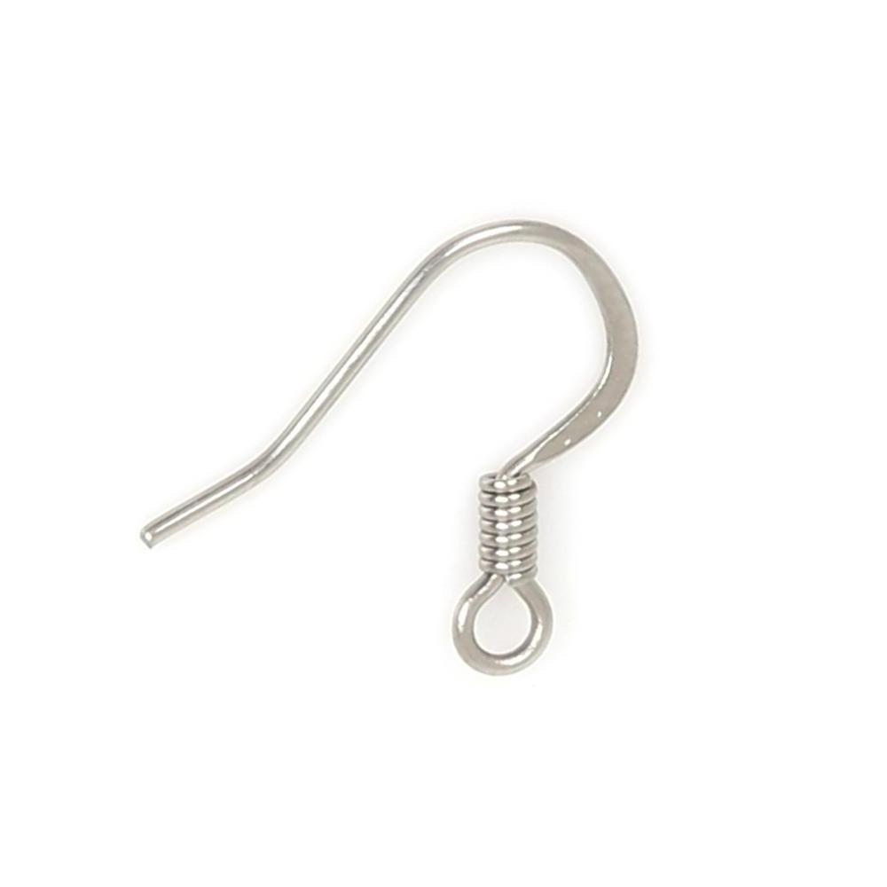 Wholesale 10-200pcs Stainless Steel Earring Hooks Earrings For Jewelry Making Woman Clasps Earrings DIY Woman Jewelry Findings