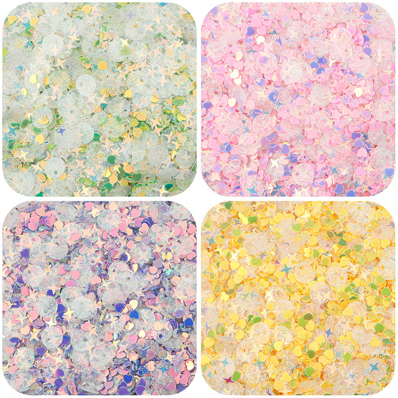 OEM Wholesale Price Special Shiny Flat Sequins Stars Fringe Trim Women's Clothing And Bead fabric Sewing embroidery Accessory