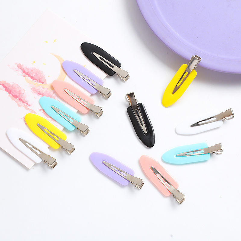 Cute Cream Glue Hair Clip Summer Headdress Hair Bangs Decoration Clamp Bobby Pin for Woman