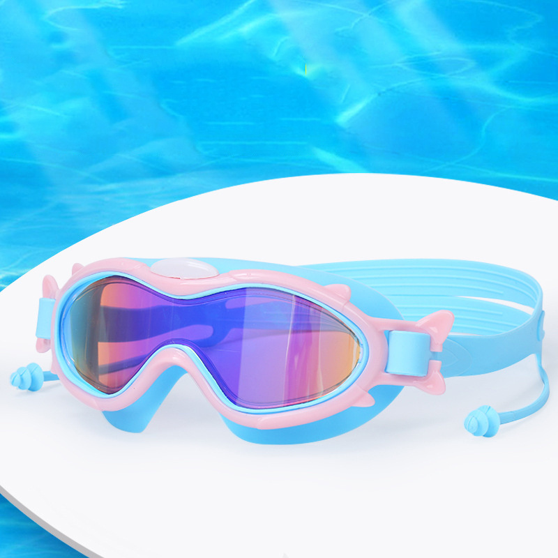 MC-KH68 New Popular Custom Swimming Glasses Waterproof Anti Fog Silicone Kids Swimming Goggles headband with anti-fog