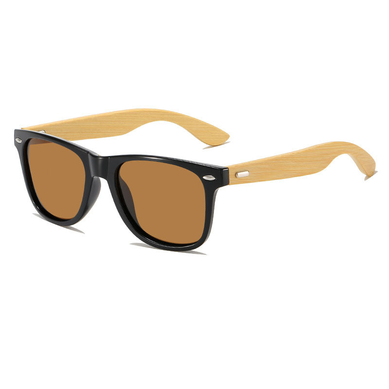 KY317 Hand polished wood sun glass recycled wood sunglasses 2024 Custom Logo Bamboo Wood Sunglasses Polarized CE