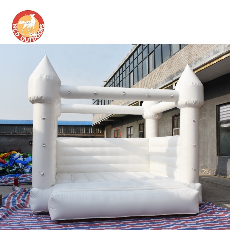 13X13 Bounce House White 15X15 13 X Wedding With Pit Curtain Wet Combo For Kids Air Ball Pool 15X15Ft Castle Snow Inflatable