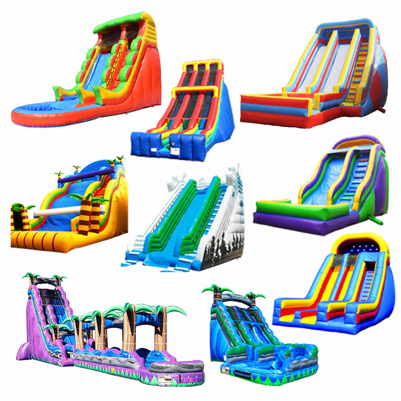 Wet Dry Inflatable Slide Water Giant Used For Sale Small Stair Heavy Duty Slides Custom Commercial Grade Big Kahuna 50Ft