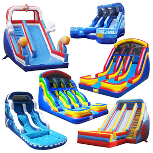 Heavy Duty Inflatable Water Slides Giant Slide Inflatables Slip And Pool For Adult Custom Commercial Grade Cheap Big Kahuna